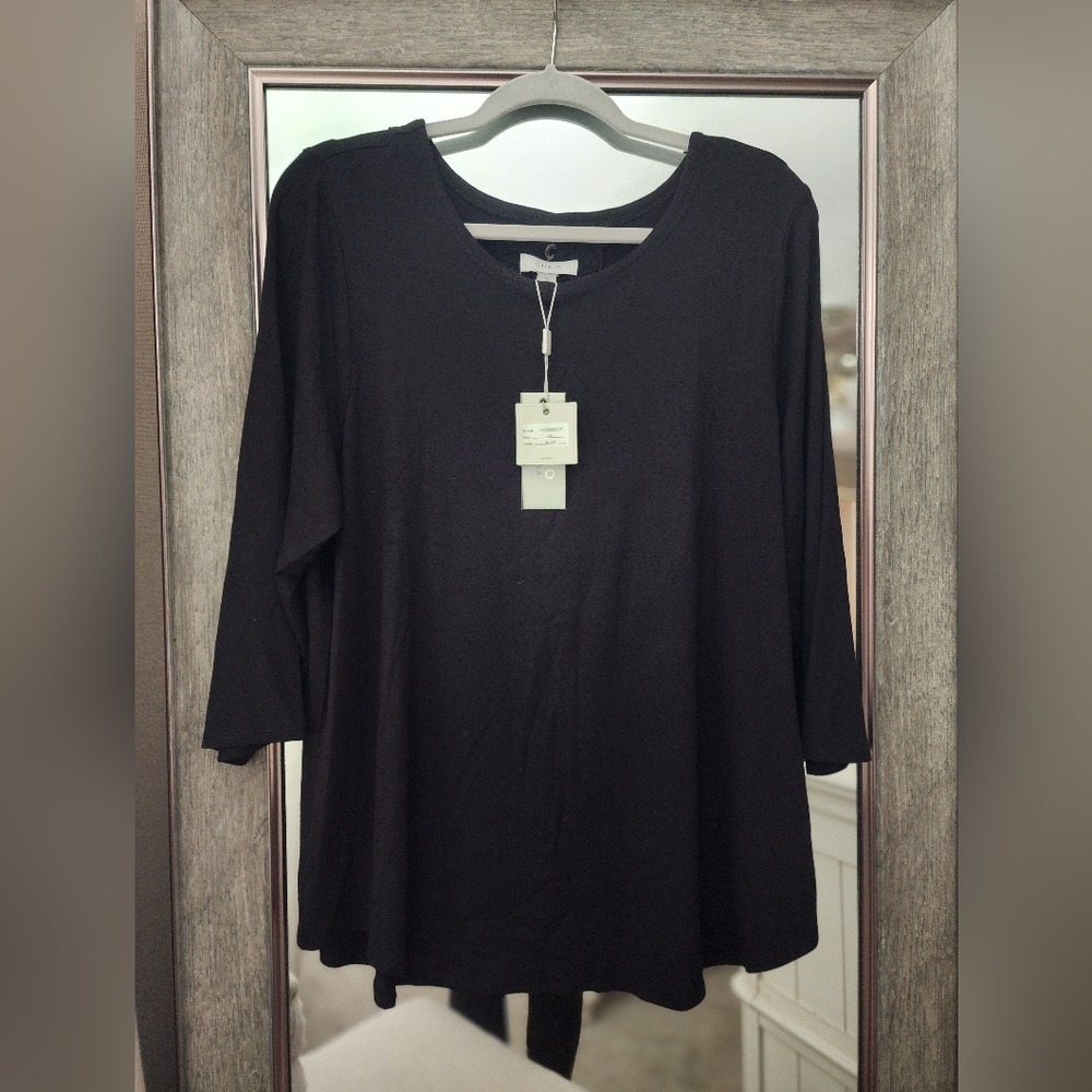 NWT Black Top by Cupio Juliana